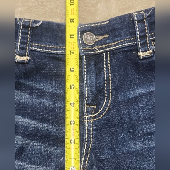 BKE Payton Women's Denim Jeans Fits Size 32x27 (Tag 30) Western Flap Pockets - Picture 7 of 8